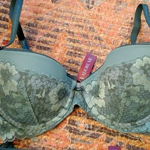 NWOT Pushup Bra Lace + Mesh